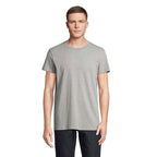 Branded Recycled Cotton T-Shirt in Grey