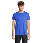 Branded Recycled Cotton T-Shirt in Blue