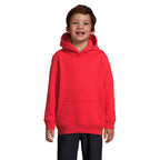Branded Kids Pullover Hoodie in Red
