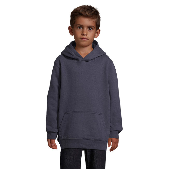 Branded Kids Pullover Hoodie in Blue