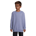 Branded Kids Round-Neck Sweatshirt colour option BL