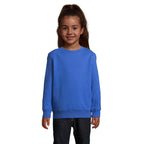Branded Kids Round-Neck Sweatshirt in Blue