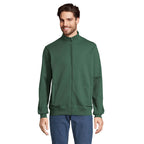 Branded Full-Zip Sweatshirt in Green