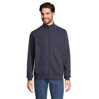 Branded Full-Zip Sweatshirt in Blue