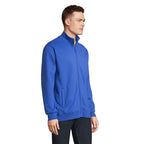 Branded full-zip sweatshirt, side view