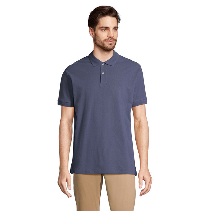 Branded Stretch Fit Men's Polo Shirt colour option DM