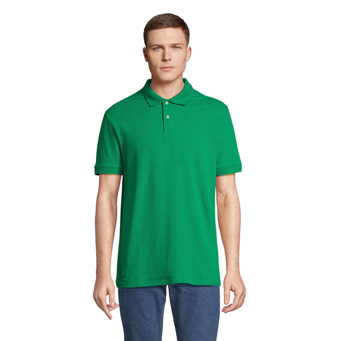 Branded Stretch Fit Men's Polo Shirt colour option KG