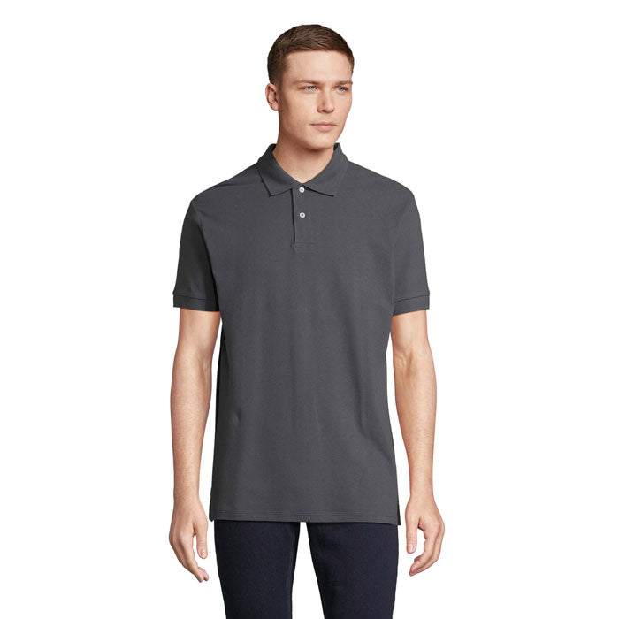 Branded Stretch Fit Men's Polo Shirt colour option MU