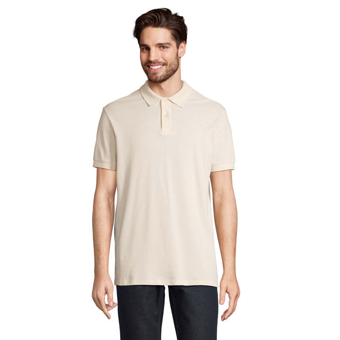 Branded Stretch Fit Men's Polo Shirt colour option NA
