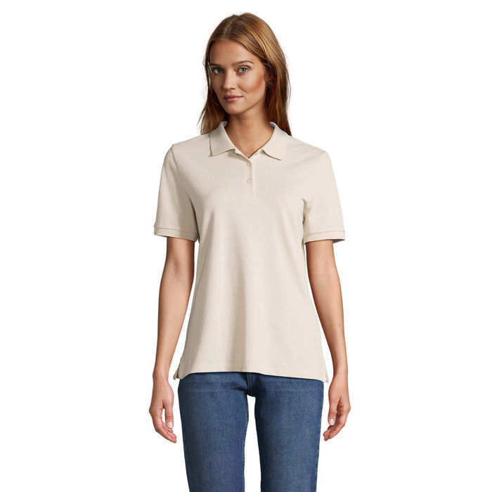 Branded Stretch Fit Women's Polo Shirt colour option LN