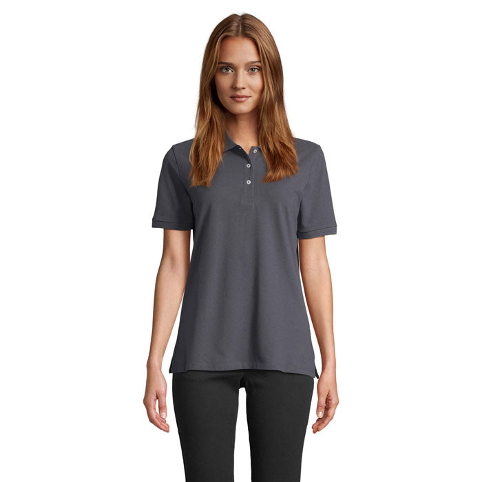 Branded Stretch Fit Women's Polo Shirt colour option MU