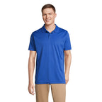 Branded Recycled Sports Polo Shirt in Blue