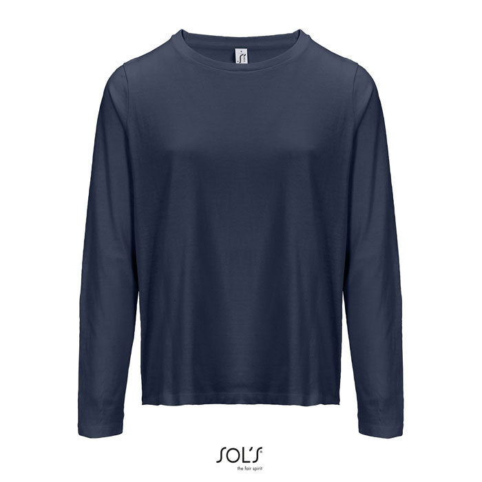 Branded Long Sleeve Women's T-Shirt in Blue