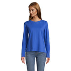 Branded Long Sleeve Women's T-Shirt in Blue