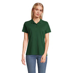 Branded Women's Polo Shirt in Green