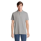 Branded Unisex Polo Shirt in Grey