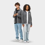 Custom Branded Microfleece Jacket in use