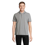 Branded Contrast Stripe Polo Shirt colour option GF