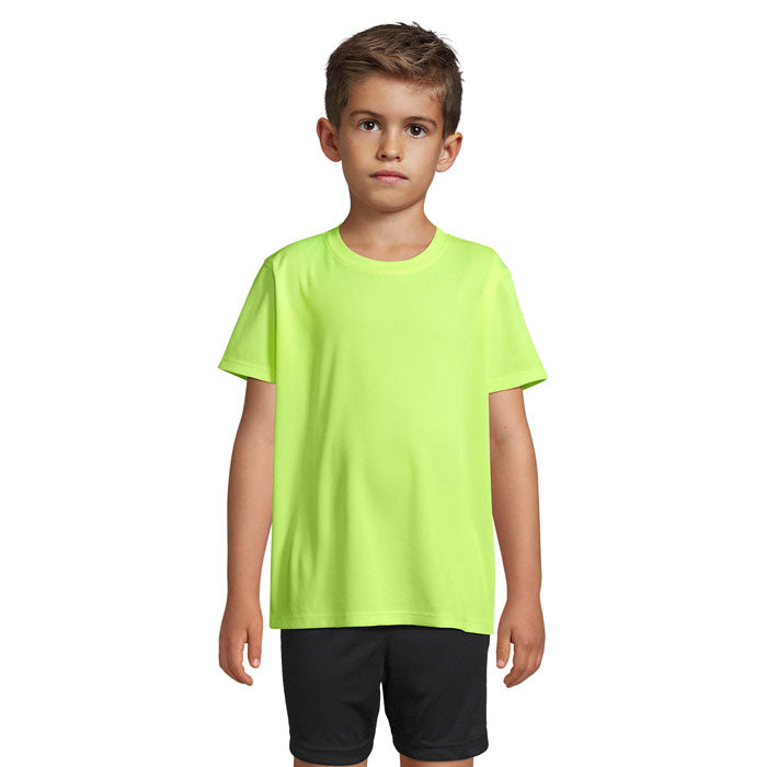Branded Kids Sports T-Shirt colour option NE