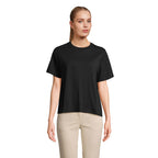 Branded Organic Women's T-Shirt in Black