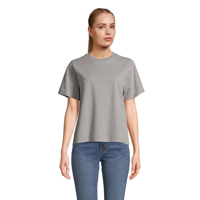 Branded Organic Women's T-Shirt in Grey