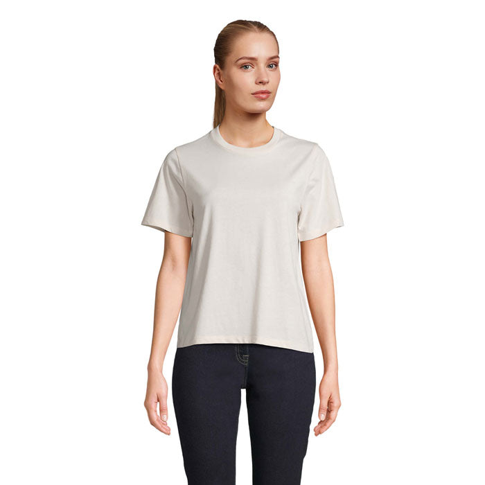 Branded Organic Women's T-Shirt in White