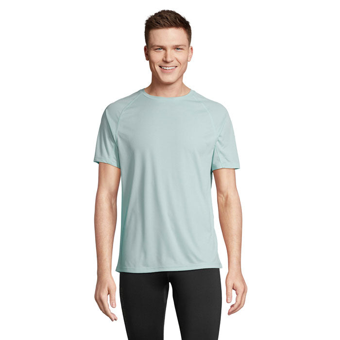Branded Recycled Raglan T-Shirt colour option AA