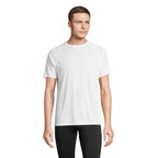 Branded Recycled Raglan T-Shirt in White