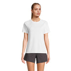 Branded Recycled Raglan Women's T-Shirt in White