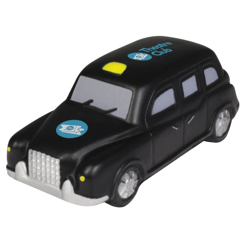Branded Black Taxi Cab Stress Toy