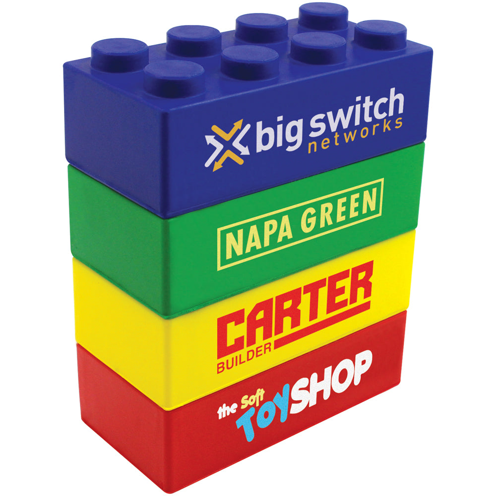 Branded Building Block (individual) Stress Toy