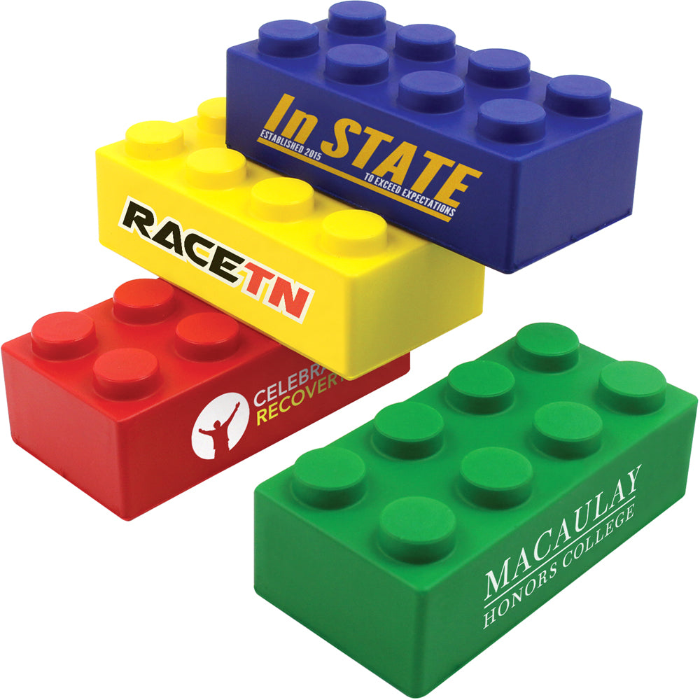 Branded Building Block (individual) Stress Toy