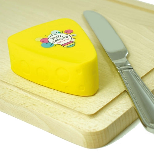 Branded Cheese Stress Toy