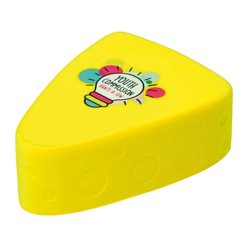 Branded Cheese Stress Toy