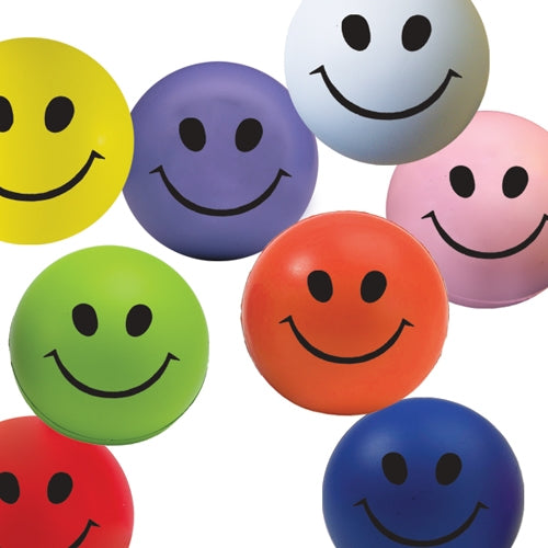 Branded Smiley Face Stress Ball