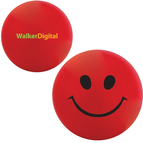 Branded Smiley Face Stress Ball