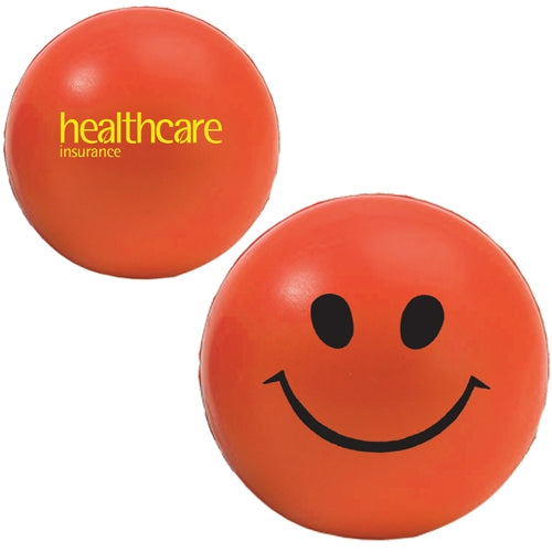 Branded Smiley Face Stress Ball