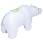 Branded Polar Bear Stress Toy