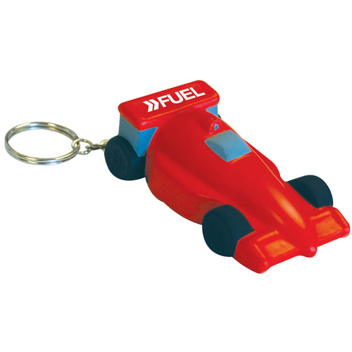 Branded Racing Car Stress Toy Keyring