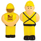 Branded Construction Worker Stress Toy