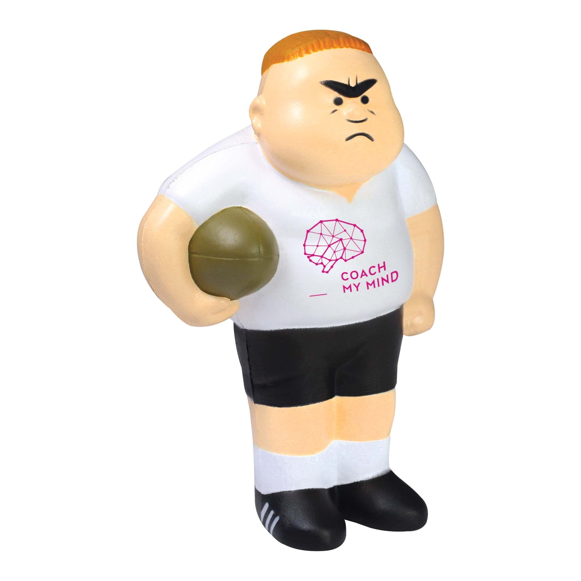 Branded Rugby Stress Toy