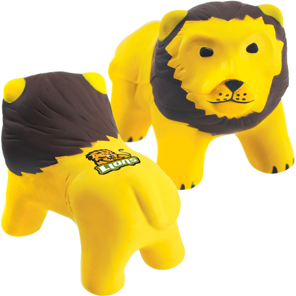 Branded Lion Stress Toy