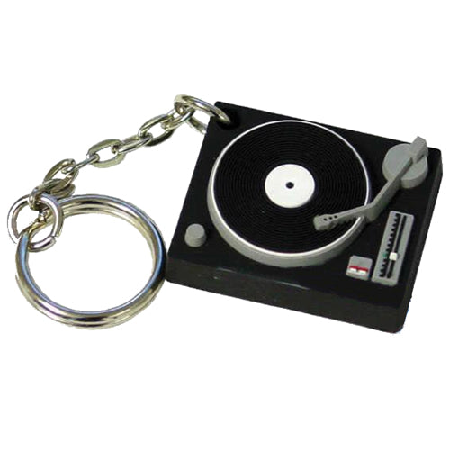 Branded Turntable Stress Toy Keyring