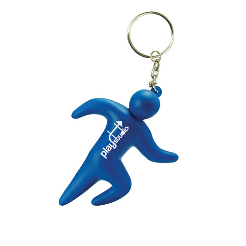 Branded Runner Stress Toy Keyring