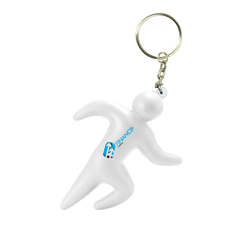 Branded Runner Stress Toy Keyring