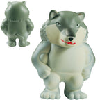 Branded Wolf Mascot Stress Toy