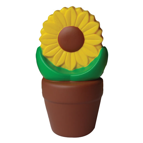 Branded Sunflower In A Pot Stress Toy