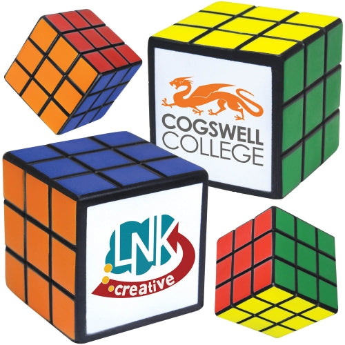 Branded Puzzle Cube Stress Toy