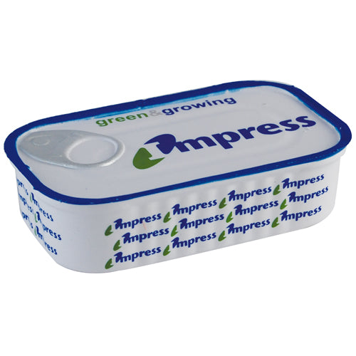 Branded Sardine Can Stress Toy