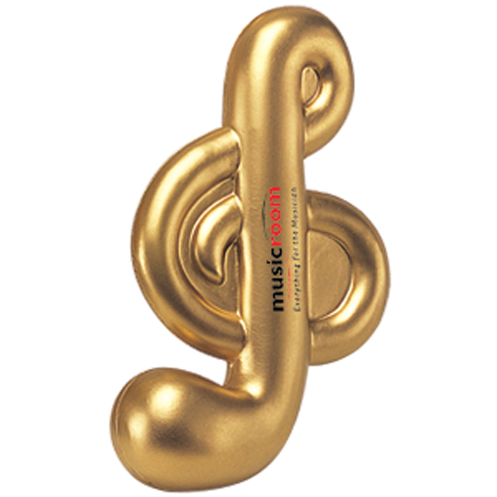 Branded Music Note Treble Clef Stress Toy
